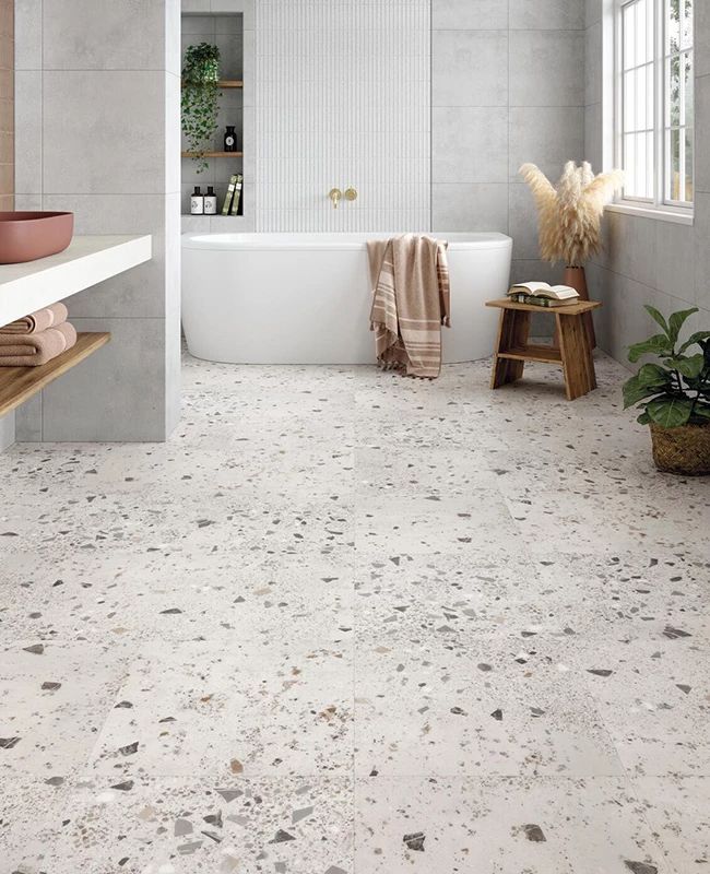 Inspirasi Gaya Desain Kamar Mandi dengan Sentuhan Terrazzo